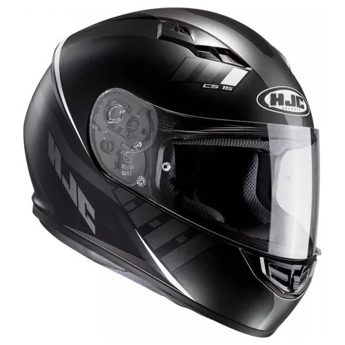 Casco Moto Integral Hjc Cs-15 Space Negro Mate, Blanco