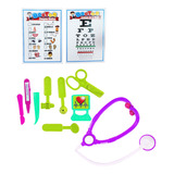 Set Doctora Kit Medico Juguete Niños Niñas Estetoscopio