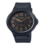 Reloj Casio Hombre Mw-240-1b2v Color De La Correa Negro Color Del Fondo Negro