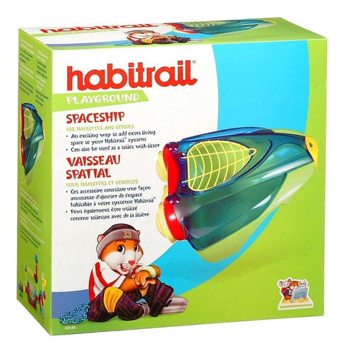 Habitrail Playground Nave Espacial Para Hamster Sirio Juguet