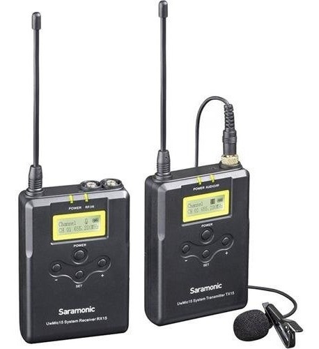 Saramonic Uwmic15 Digital Uhf Sistema De Micrófono Inalámbri