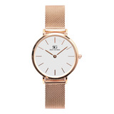 Relógio Saint Germain Nolita Rosé Gold 32mm Cor Do Fundo Branco