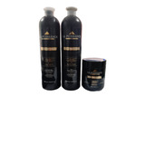 La Puissance Kit Argan Shampoo+acondicionador 1lt +mascara 