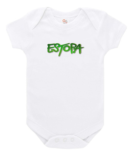 Body Bebe Manga Corta Sublimado Personalizado Estopa