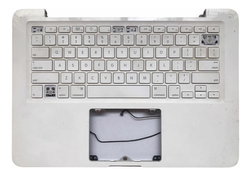 Topcase Usado Apple Macbook A1342 13 Teclado Inglés Blanco