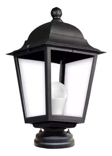 Farol Luces Para Jardin Exterior Farol Apto Led Para Pilar