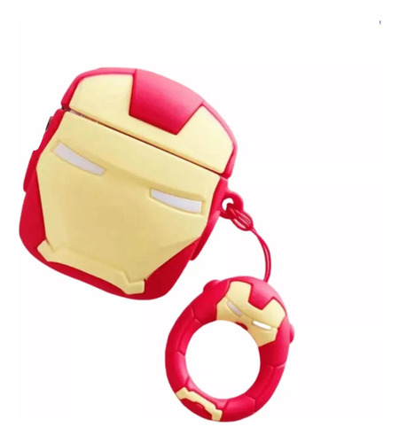 Fone Bluetooth + Capinha Case Iron Man Homem De Ferro Marvel