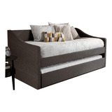 Cama Marvin Lino Gris  Muebles Mueble Recamara