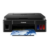 Impresora A Color Multifunción Canon Pixma G3100 Con Wifi Negra 100v/240v