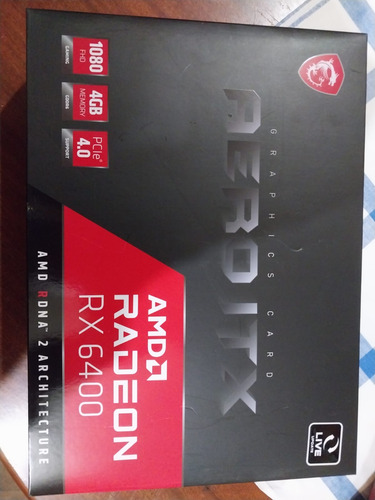 Placa De Video Amd Msi Radeon Rx 6400 4gb