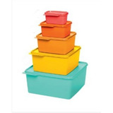 Set Hermeticos Basic Line X 5un. Tupperware® Libre De Bpa