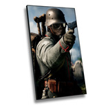 Cuadro Retablo Mdf 49x29cm Personalizado Juego Battlefield