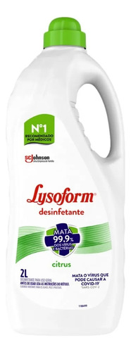Lysoform Liquido Lavanda 2 Litros Fragancia A Escolher!