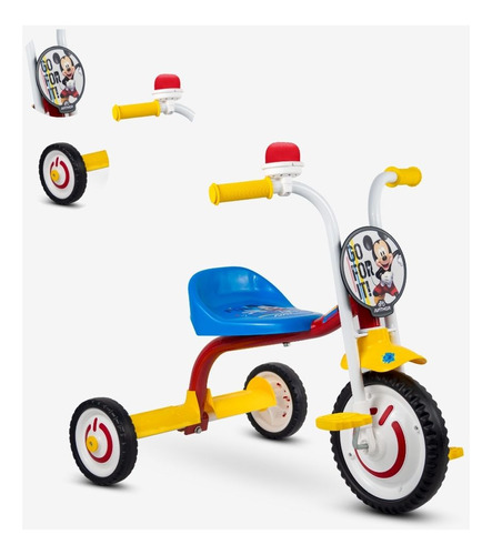 Triciclo Velotrol Infantil Menino Mickey - Nathor