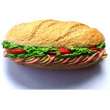 Imán De Nevera 3d Subway Sandwich