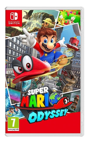 Jogo Super Mario Odyssey - Nintendo Switch (físico)