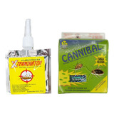 Insecticida Mata Cucarachas Xterminator 90g + Cannibal 80g