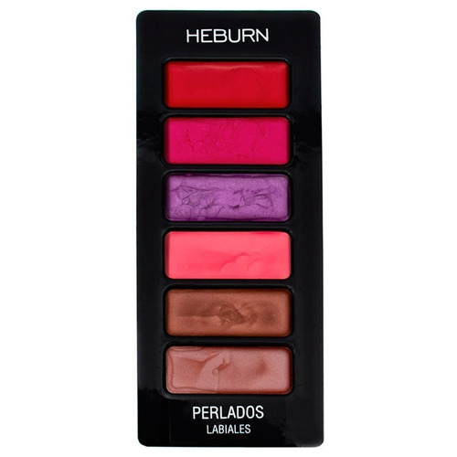 Heburn Paleta Labiales Perlados Maquillaje Profesional 941 