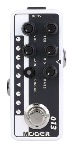 Micro Pedal Mooer Matchbox Preamp Basado En El Matchless C30