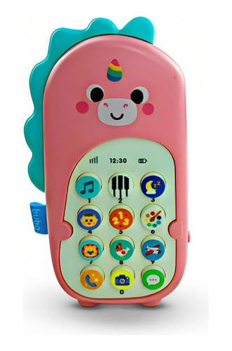 Brinquedo Educativo Phone Bilíngue Unicórnio 17092 - Buba