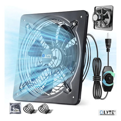 12 Pulgadas Extractor De Aire Industrial Cocina 7000m3\u002Fh 4000rpm, Control De Velocidad, Deshumidificación, Extracción De Humo Y Ventilacióncon, Marca OLYTE | Meses sin interés