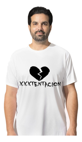 Remera Blanca - Xxxtentacion - Unisex Manga Corta - Musica