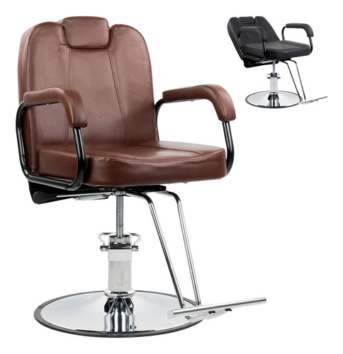 Silla Barbero Barberia Estetica Hidraulico Altura Ajustable 