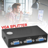 Amplificador Splitter Vga 2 Puertos Activo 250 Mhz