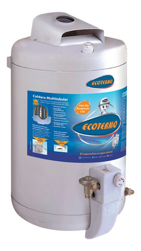 Termotanque 23 Litros A/r Gas Natural Conex. Sup. Ecotermo