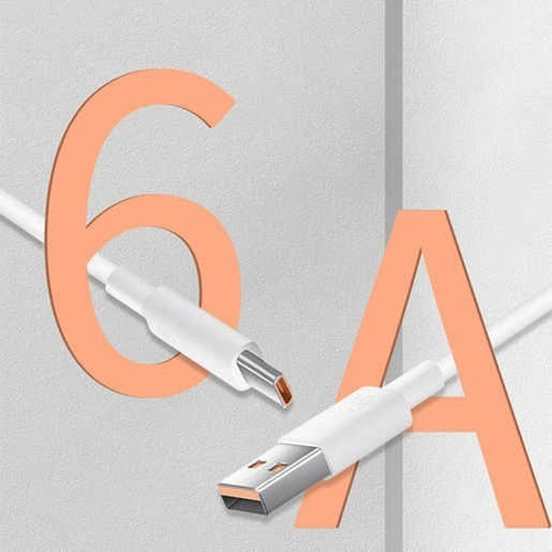 Cable Tipo C 6a Super Carga Rapida Samsung Xiaomi Huawei 1m