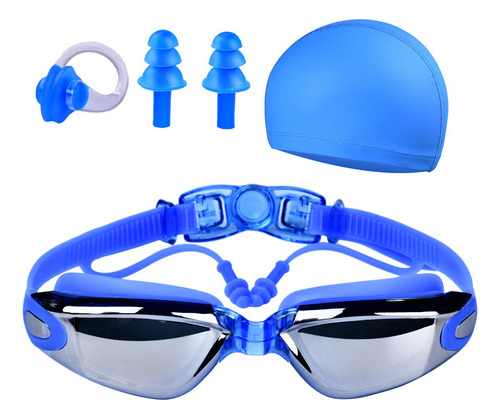 Kit De Gafas De Natación 5 En 1, Protección Antivaho Uv