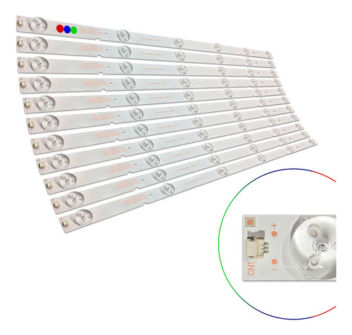 Leds Hisense 50k20dw, 50h5g, 50k20dg, 50h3 - Aluminio Promo*