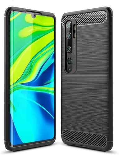 Funda Tpu Antigolpe Carbono Para Xiaomi Note 10 Note 10 Lite