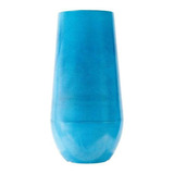 Vaso Para Plantas Ilhabela 60cm Azul Marmorizado - Afort