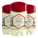 Paquete De 3 Desodorante  Stick Old Spice De Puerto Vieja De