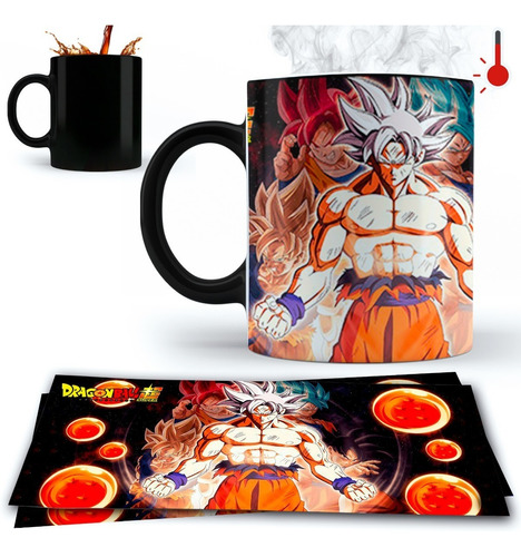 Taza Magica Dragon Ball Super Goku Ultra Instinto Dominado 2