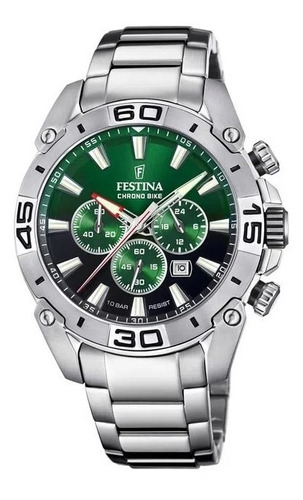 Reloj Festina Hombre Crono Bike 100m Am Pm Fecha F20543.3