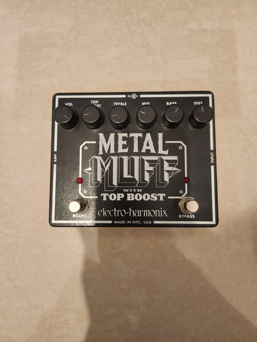 Distorsión Metal Muff Con Top Boost Electro Harmonix 