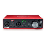 Focusrite Scarlett 2i2 Interface Audio, 3ra Generacion Envio