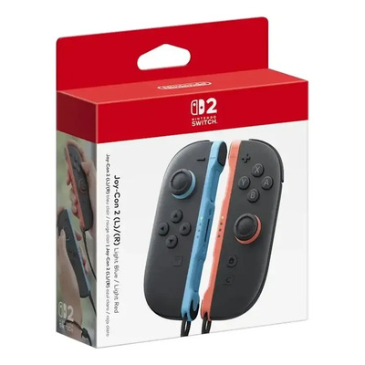 Nintendo Switch 2 Joycon Controllers (light Blue\u002Flight Red) Celeste Y Rojo | Meses sin interés