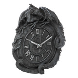 Design Toscano Cl2766 Reloj De Dragón Penhurst, Piedra Gris