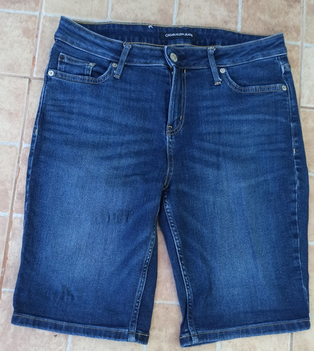 Pantalón Importado Jean Corto De Calvin Klein Talle 40