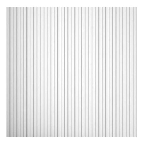 Revestimiento Wall Panel Alistonado Varillado Blanco