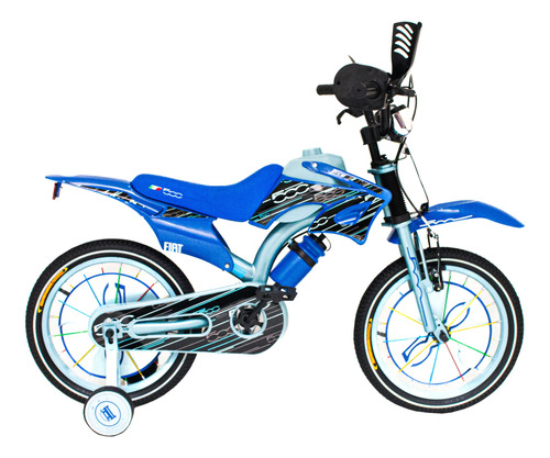 Bicicleta Infantil Fiat R16 Cross C/ Sonido En Puño