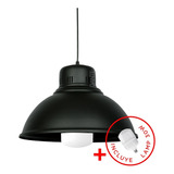 Lampara Campana Galponera Industrial Ø40 + Lamp Alta Pot 30w