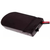 Porta Pilas Doble Bateria Cr2032/2025 Negro Switch Adaptador