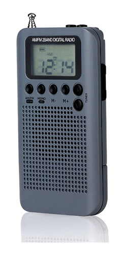 Rádio Estéreo Digital De Bolso De 2 Bandas Hrd-104 Am/fm
