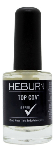 Heburn Esmalte Uñas 191 Top Coat Laca Protección Manicuria