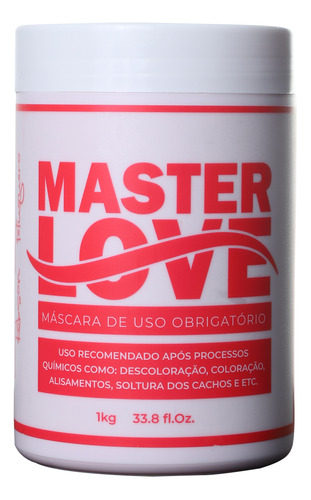 Mascara Hidratacao Master Love Robson Peluquero 1kg