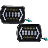 Faro Led Cuadrado De 5x7 Pulgadas Para Gmc Savana 1500 2500